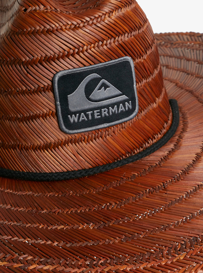 Waterman The Tier Straw Lifeguard Hat - Dark Brown