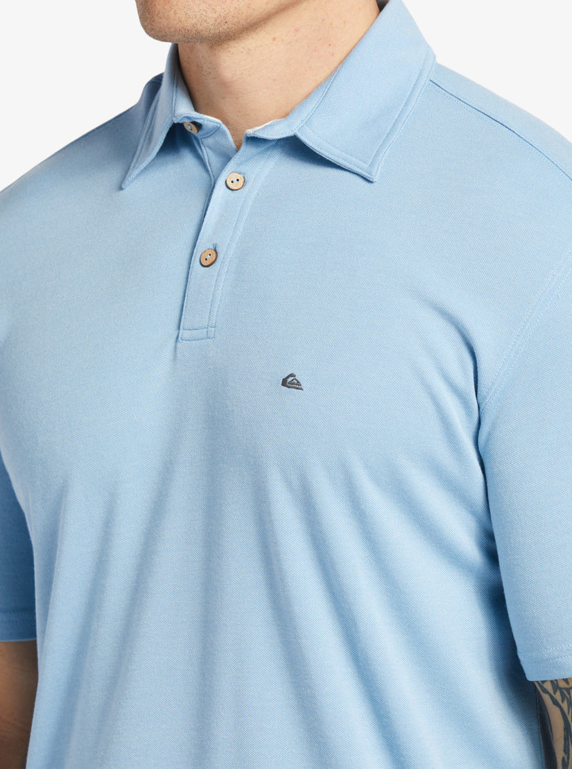 Waterman Waterpolo Short Sleeve Polo Shirt - Dusk Blue