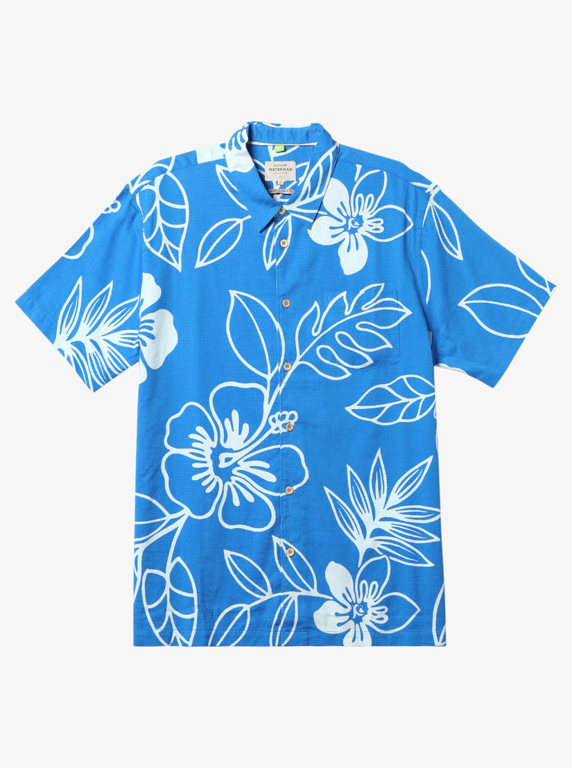 Waterman Cruise Town Woven Shirt - Directoire Blue Cruise Town