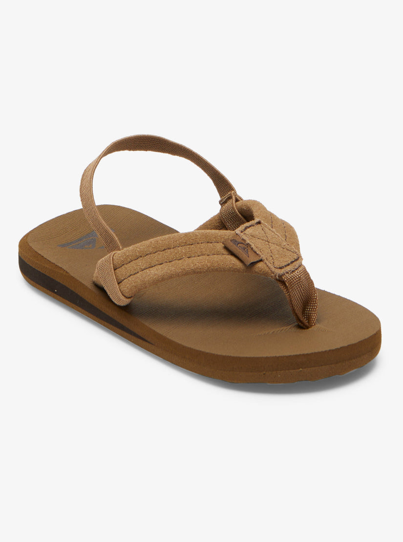 Toddler'S Carver Suede Core Sandals - Tan 1