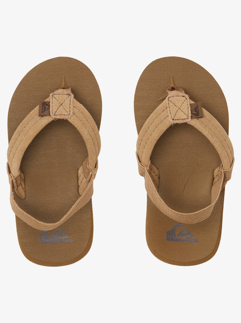 Toddler'S Carver Suede Core Sandals - Tan 1