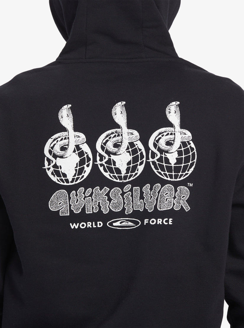 Global Force Fleece Crew Neck Sweatshirt - Black