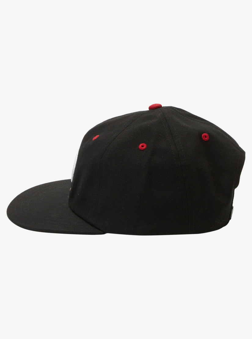 Saturn Crawler Snapback Hat - Black