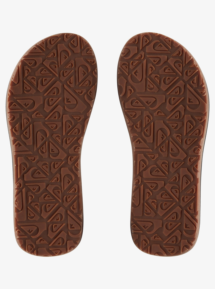 Island Oasis Sandals - Black/Black/Brown
