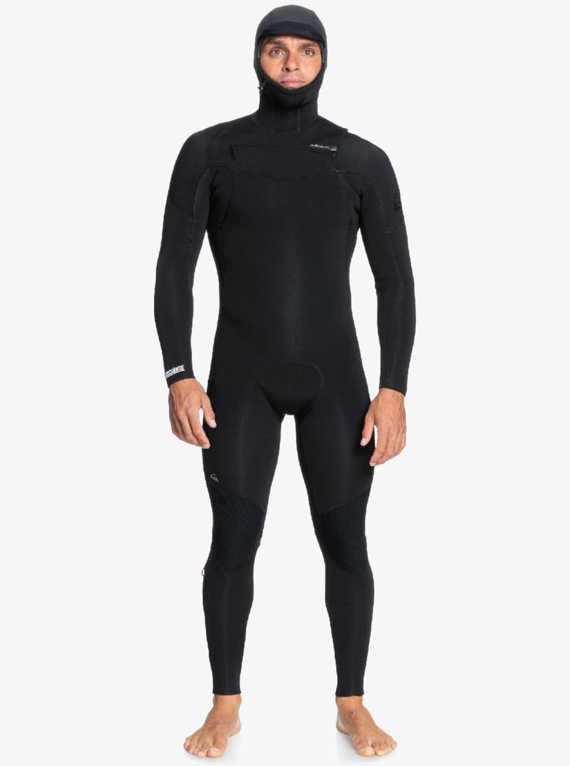 5/4/3/ Everyday Sessions Hooded Chest-Zip Wetsuit - Black