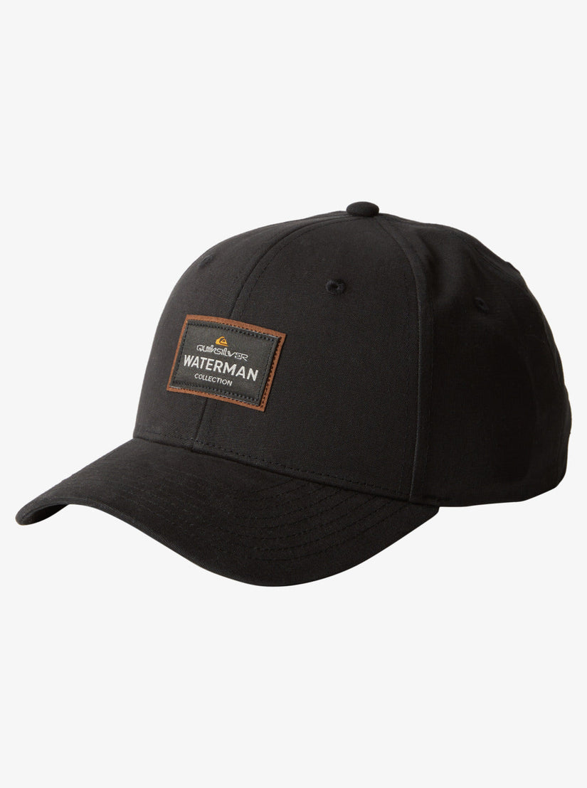 Waterman Salty Bar Snapback Hat - Black