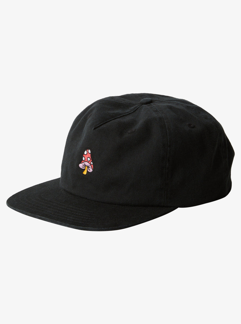 Doggin Cap Snapback Hat - Black