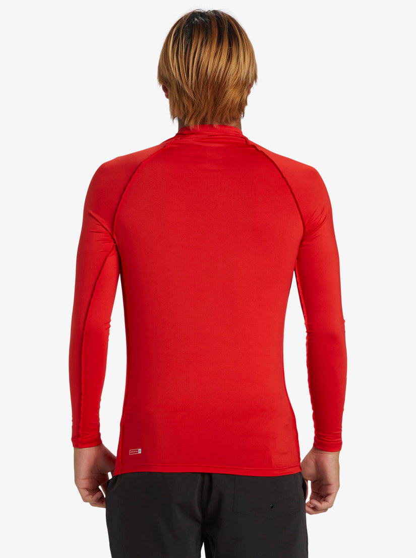 Saturn Upf50 Long Sleeve Surf Tee - High Risk Red