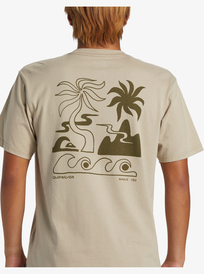 Tropical Breeze T-Shirt - Plaza Taupe