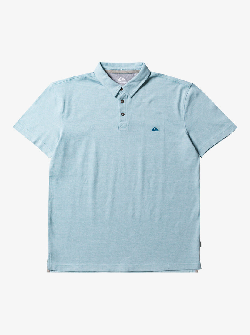Sunset Cruise Short Sleeve Polo Shirt - Cameo Blue