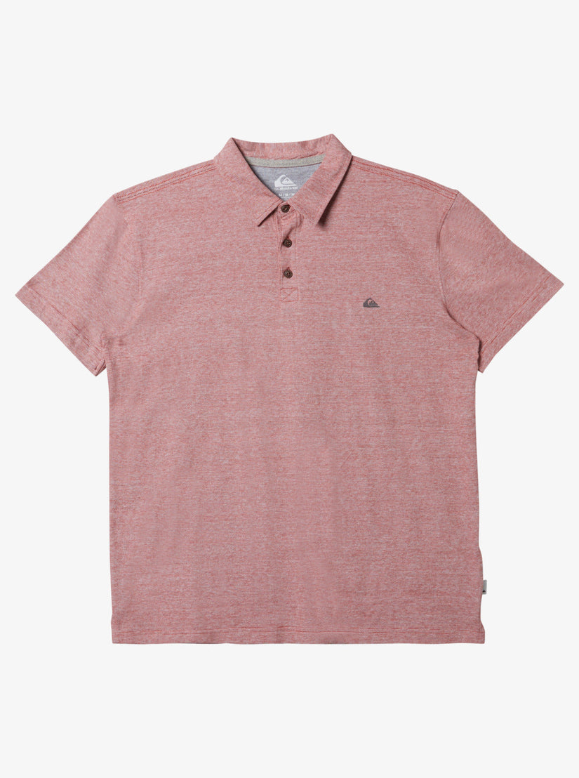 Sunset Cruise Short Sleeve Polo Shirt - Red Ochre
