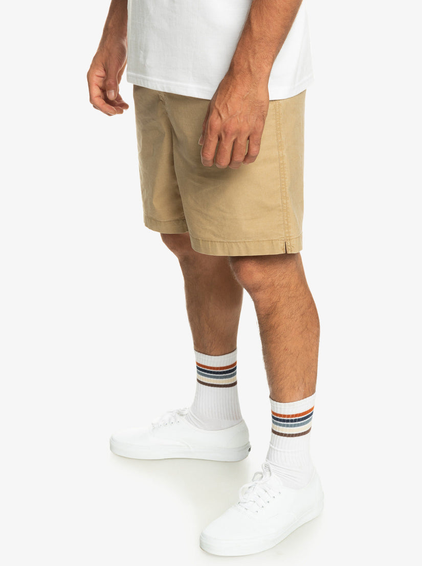 Taxer Elastic Waist Shorts - Plage